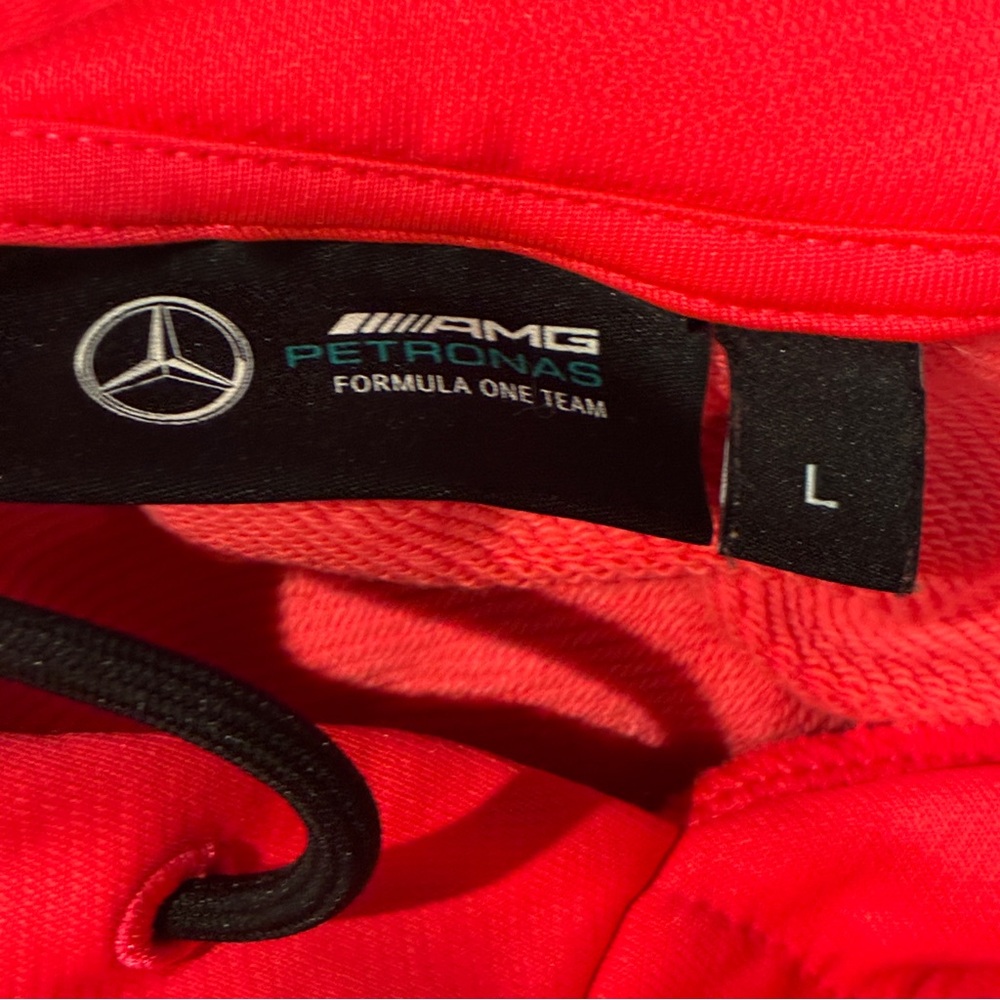 Mercedes-AMG Petronas Lewis Hamilton 2022 Italian GP Hoodie in Neon Pink - Large - Picture 7 of 13